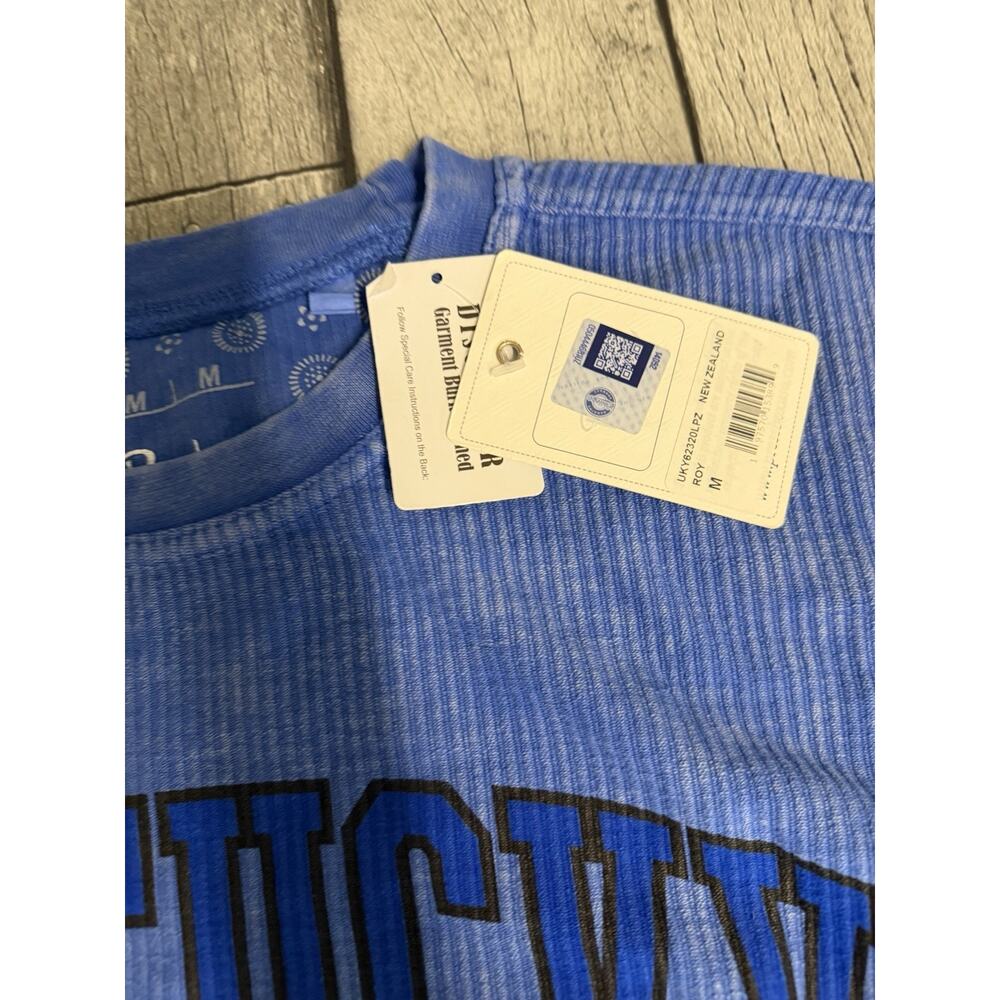 NWT Women’s Pressbox Kentucky Wildcats Ribbed Crewneck Sweatshirt Medium Oversiz - Picture 3 of 8